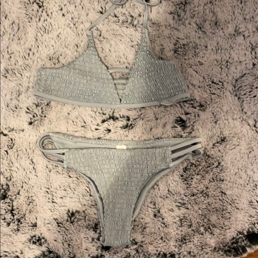 Gray bikini set